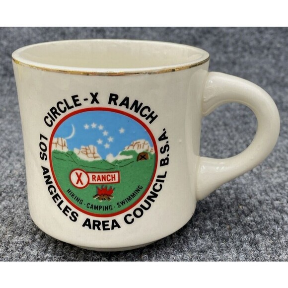 BSA Boy Scouts of America Coffee Cup Mug Circle x Ranch Los Angeles Area Council - Picture 1 of 8